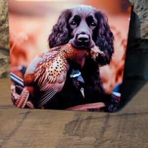 Black Cocker Spaniel Coaster