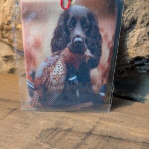 Black Cocker Spaniel Car Freshener