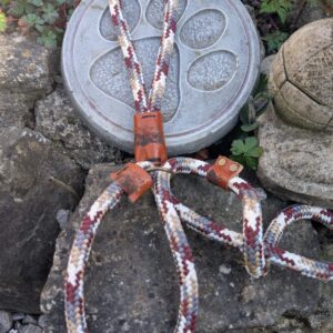 Madbeks Slip Leads Grey/Burgundy Multi